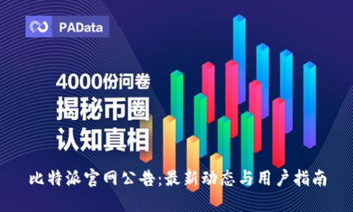 比特派官网公告:最新动态与用户指南